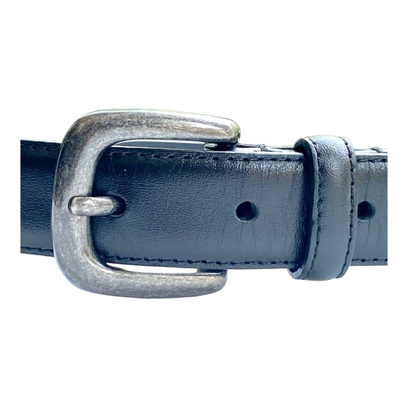 Janie and Jack Black Leather Belt Size 2T - 3 - Picture 6 of 6